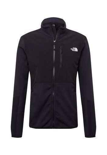 THE NORTH FACE Giacca di pile funzionale 'Glacier'  nero / bianco