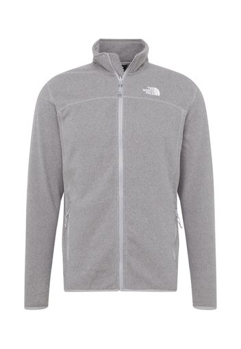 THE NORTH FACE Giacca di pile funzionale 'Glacier'  grigio / bianco