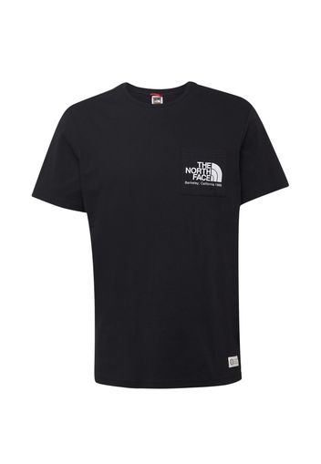 THE NORTH FACE Maglietta  nero / bianco