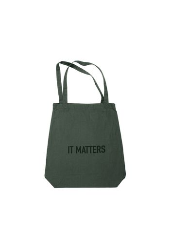 The Organic Company Custodia per abiti 'It Matters Bag'  verde scuro / nero