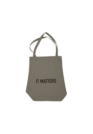 The Organic Company Custodia per abiti 'It Matters Bag'  sabbia / nero