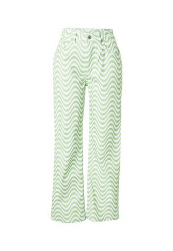 The Ragged Priest Jeans 'PRISM'  verde chiaro / bianco