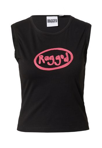 The Ragged Priest Top  nero / rosa chiaro