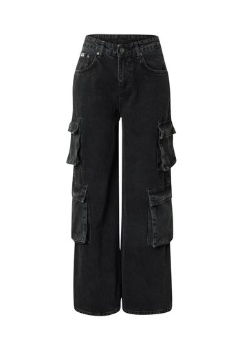 The Ragged Priest Jeans cargo 'RELEASE'  nero