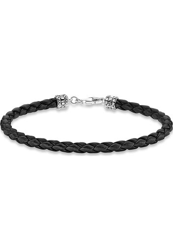 Thomas Sabo Braccialetto  nero / argento