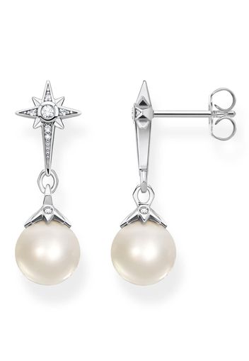 Thomas Sabo Orecchini  argento / bianco perla