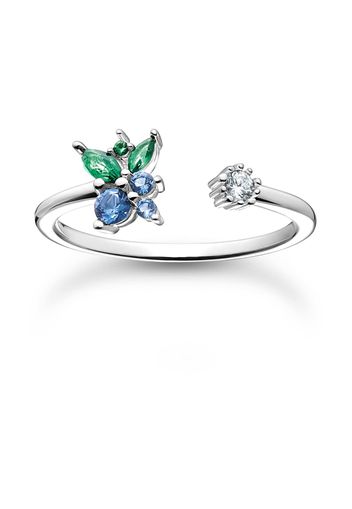 Thomas Sabo Anello  blu / verde / argento