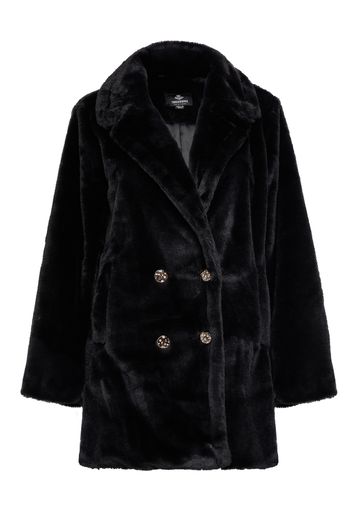 Threadbare Cappotto di mezza stagione 'Furry'  nero