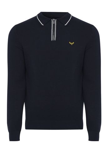 Threadbare Pullover 'Barrow'  navy / giallo / bianco