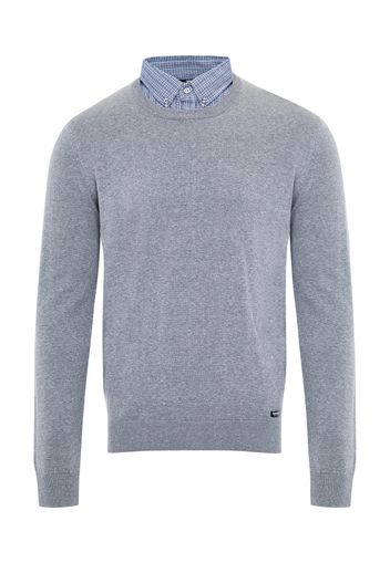 Threadbare Pullover 'Gibbs'  navy / blu chiaro / grigio sfumato