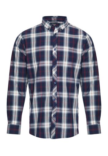 Threadbare Camicia 'Luca'  blu / rosso / bianco