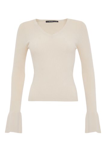 Threadbare Pullover 'Monica'  crema / nero