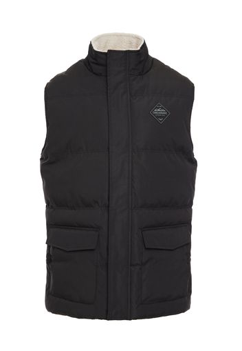 Threadbare Gilet 'Track'  nero