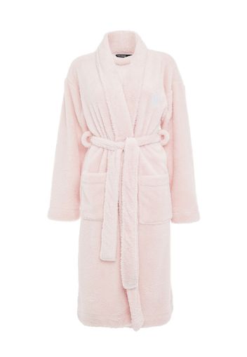 Threadbare Accappatoio lungo 'Robert Robe'  rosa pastello / bianco