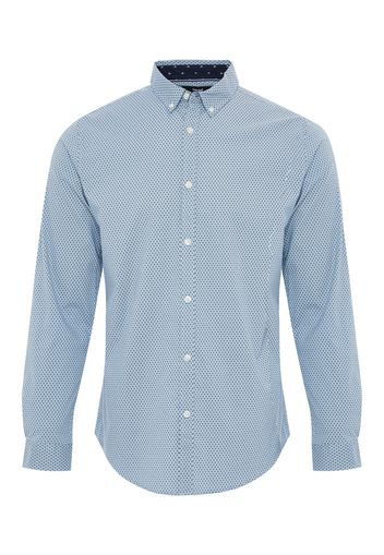 Threadbare Camicia 'Trim'  blu cielo / verde