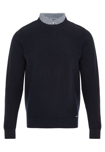 Threadbare Pullover 'Andy'  blu notte / nero / bianco