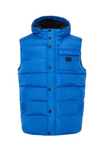 Threadbare Gilet 'Ritcher'  blu reale / nero