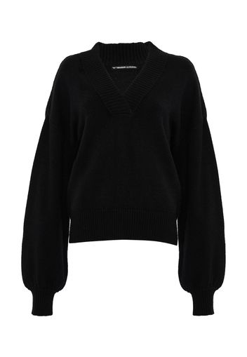 Threadbare Pullover 'Bloom'  nero