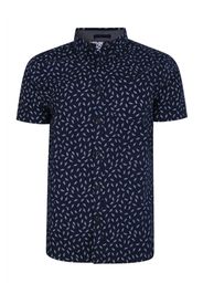 Threadbare Camicia 'Michet'  navy / blu chiaro