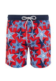 Threadbare Pantaloncini da bagno 'Starfish'  blu / navy / rosso acceso / bianco