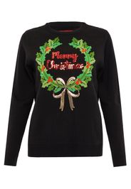 Threadbare Pullover 'Eve Xmas'  verde / rosso / nero / bianco