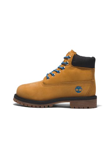 TIMBERLAND Stivale stringato  giallo / marrone scuro / blu