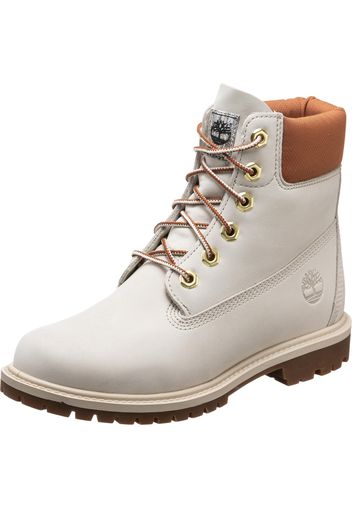 TIMBERLAND Stivaletto stringato  arancione / bianco