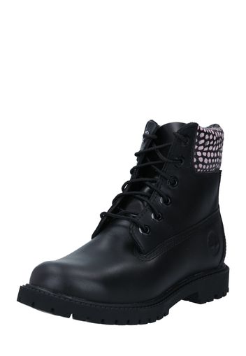 TIMBERLAND Stivaletto stringato  nero / bianco