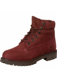 TIMBERLAND Stivaletto stringato '6 Inch Premium WP'  rosso