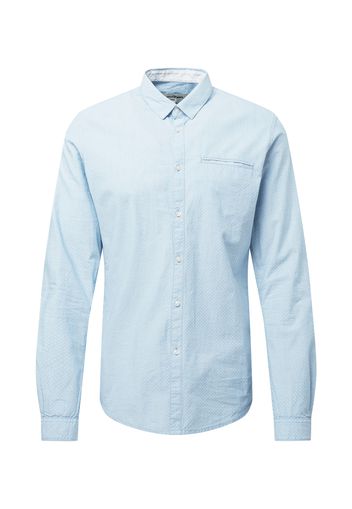 TOM TAILOR DENIM Camicia  blu chiaro / bianco