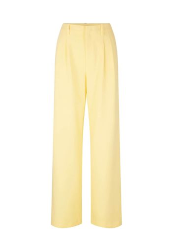 TOM TAILOR DENIM Pantaloni con pieghe  giallo chiaro