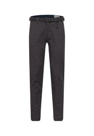 TOM TAILOR DENIM Pantaloni chino  grigio / grigio scuro / marrone