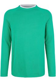 TOM TAILOR DENIM Pullover  verde / nero / bianco