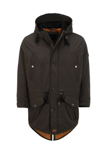 TOM TAILOR Men + Parka di mezza stagione  verde scuro