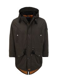 TOM TAILOR Men + Parka di mezza stagione  verde scuro