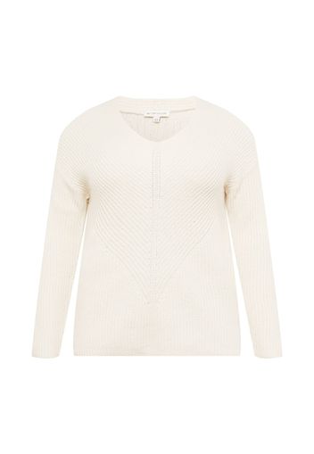 Tom Tailor Women + Pullover  crema