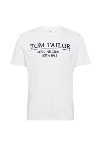 TOM TAILOR Maglietta  bianco / nero