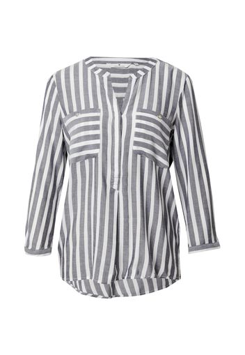 TOM TAILOR Camicia da donna  bianco / grigio