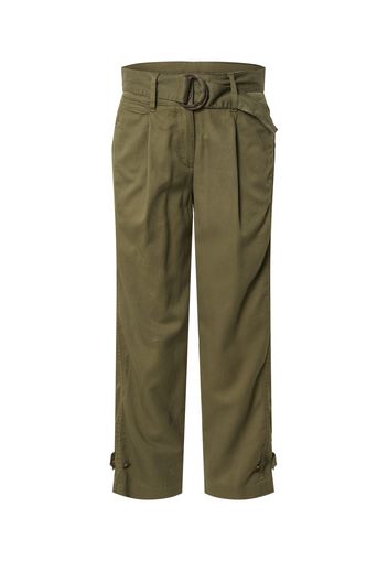 TOM TAILOR Pantaloni con pieghe  verde