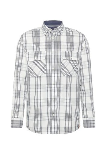 TOM TAILOR Camicia  grigio / bianco