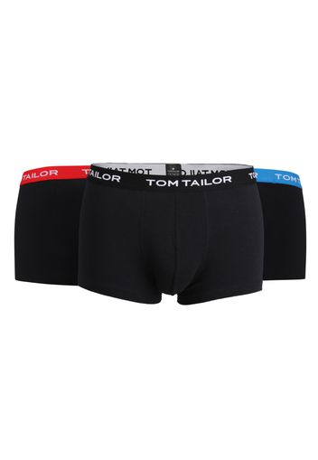 TOM TAILOR Boxer  rosso / nero / blu chiaro