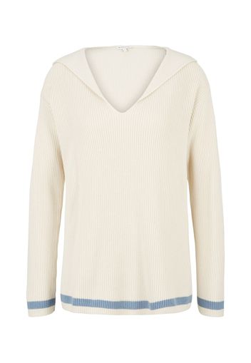 TOM TAILOR Pullover  beige / blu cielo