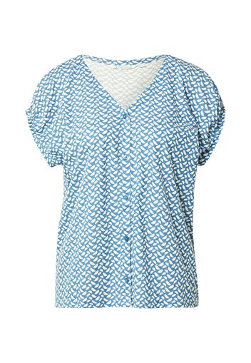 TOM TAILOR Camicia da donna  blu / bianco