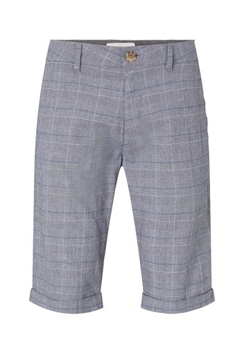 TOM TAILOR Pantaloni chino  bianco / grigio scuro / blu colomba