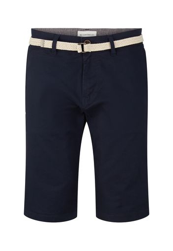 TOM TAILOR Pantaloni chino  navy / crema