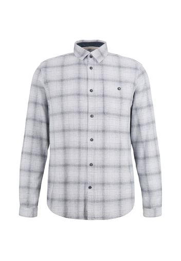 TOM TAILOR Camicia  grigio chiaro / antracite