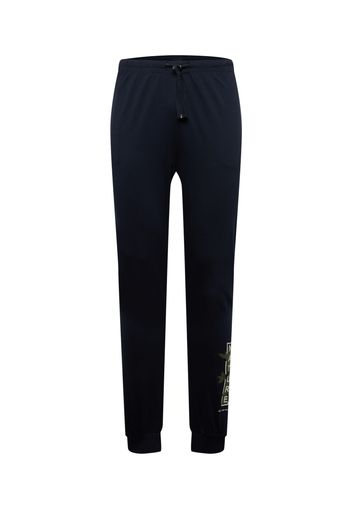 TOM TAILOR Pantaloncini da pigiama  blu scuro / cachi / bianco