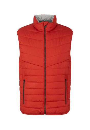 TOM TAILOR Gilet  arancione / nero