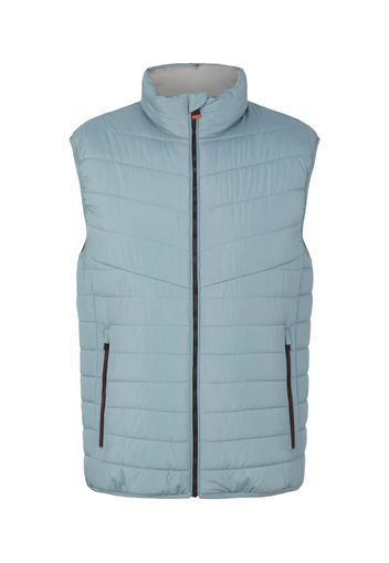 TOM TAILOR Gilet  blu chiaro / grigio