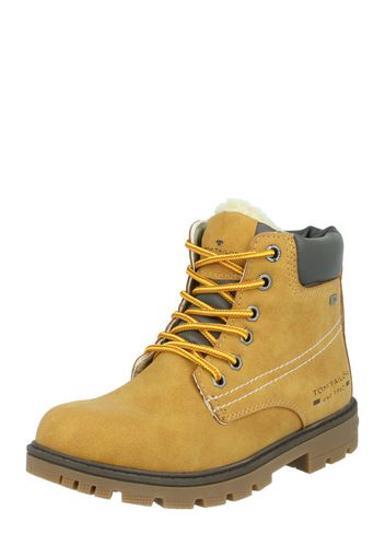 TOM TAILOR Boots '4273502'  marrone / giallo